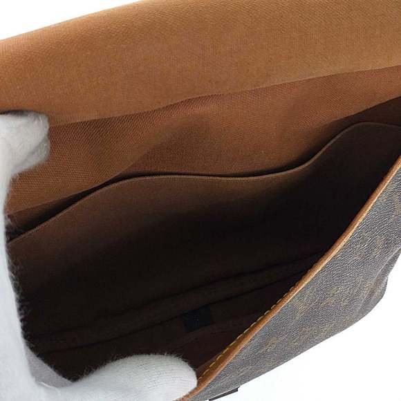 Louis Vuitton Monogram Saumur Shoulder Bag Brown - Picture 9 of 10